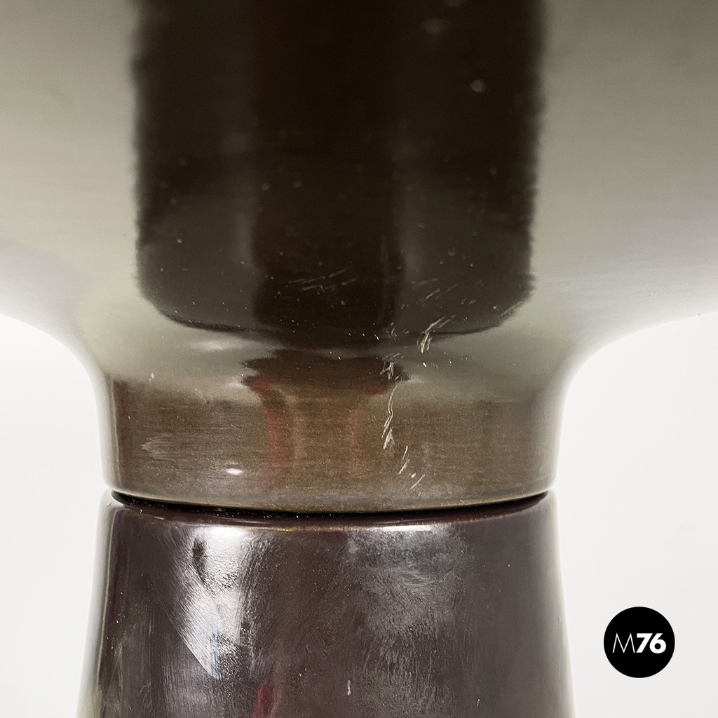 Italian mid-century modern flowerpot by Mangiarotti for Fratelli Brambilla 1970s