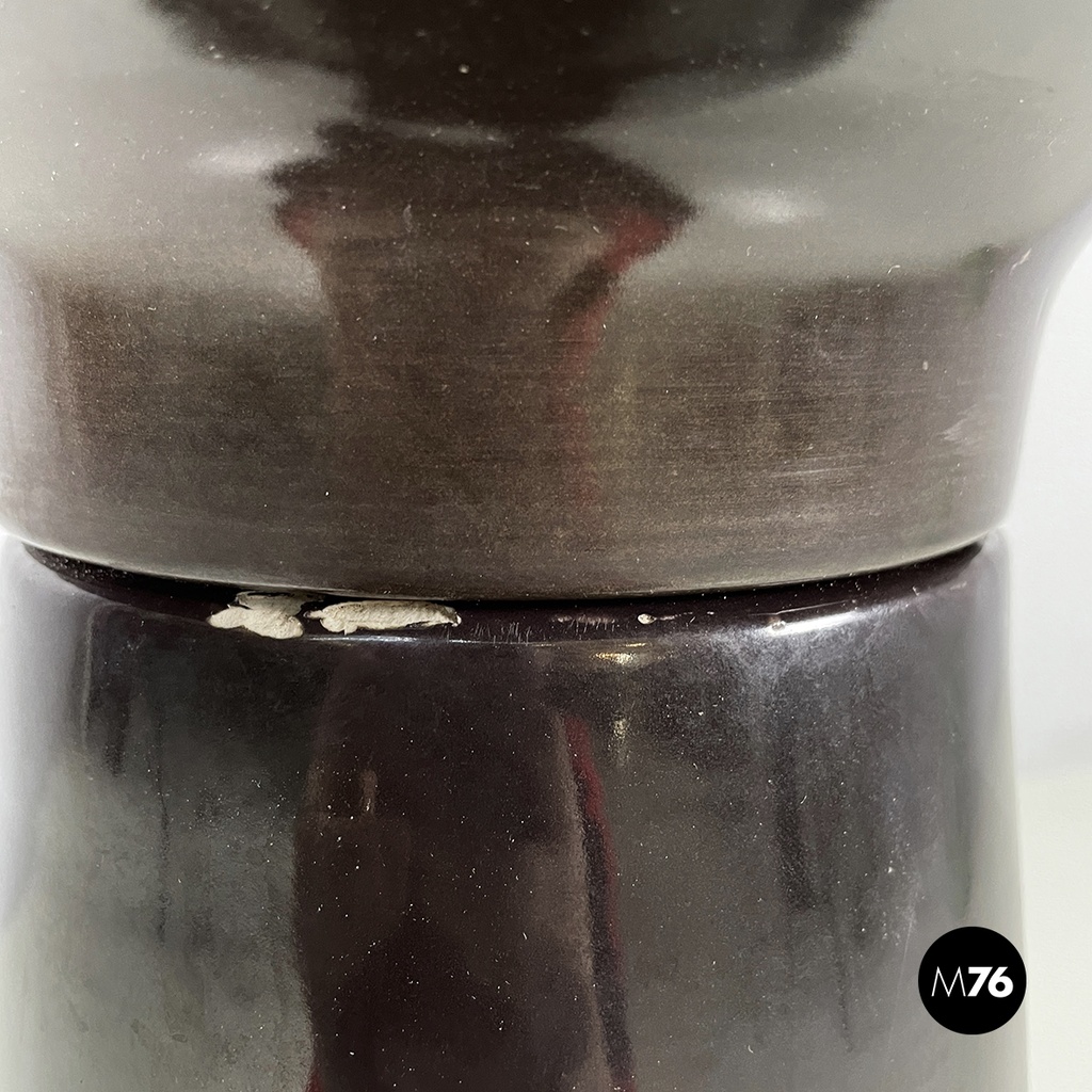 Italian mid-century modern flowerpot by Mangiarotti for Fratelli Brambilla 1970s