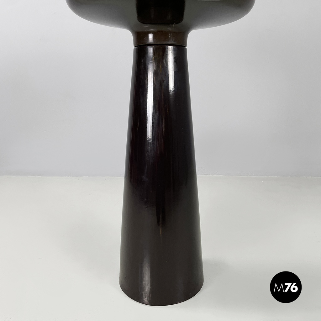 Italian mid-century modern flowerpot by Mangiarotti for Fratelli Brambilla 1970s