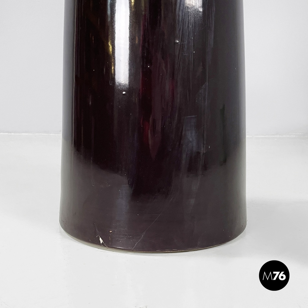 Italian mid-century modern flowerpot by Mangiarotti for Fratelli Brambilla 1970s