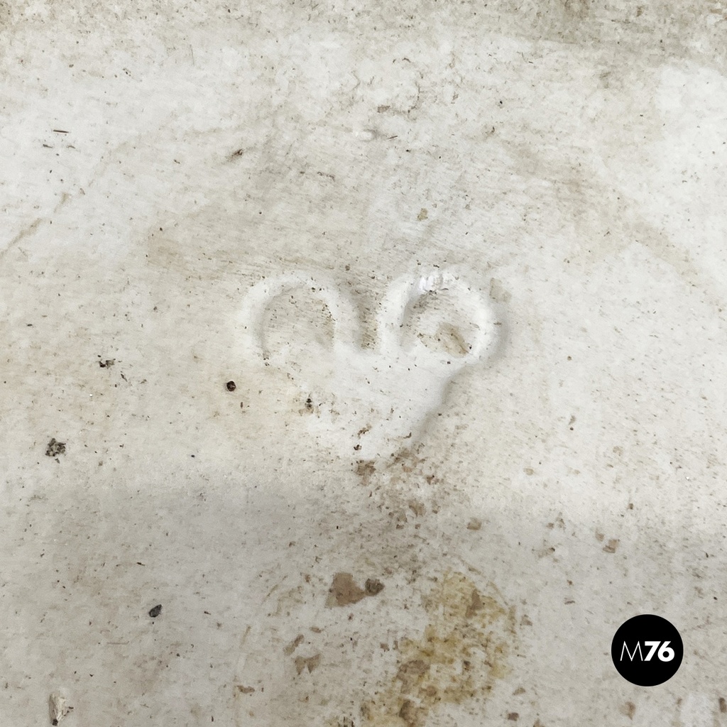 Italian mid-century modern flowerpot by Mangiarotti for Fratelli Brambilla 1970s