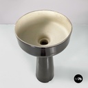 Italian mid-century modern flowerpot by Mangiarotti for Fratelli Brambilla 1970s
