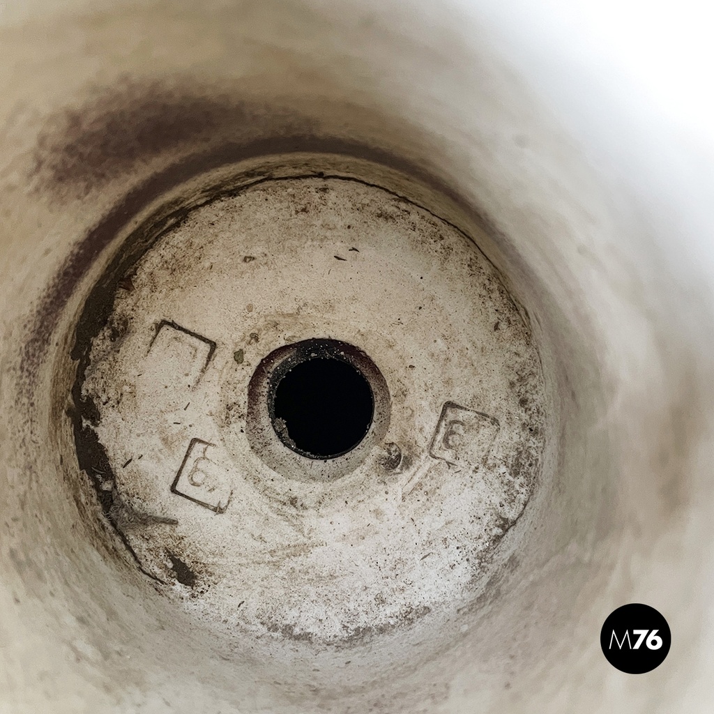 Italian mid-century modern flowerpot by Mangiarotti for Fratelli Brambilla 1970s