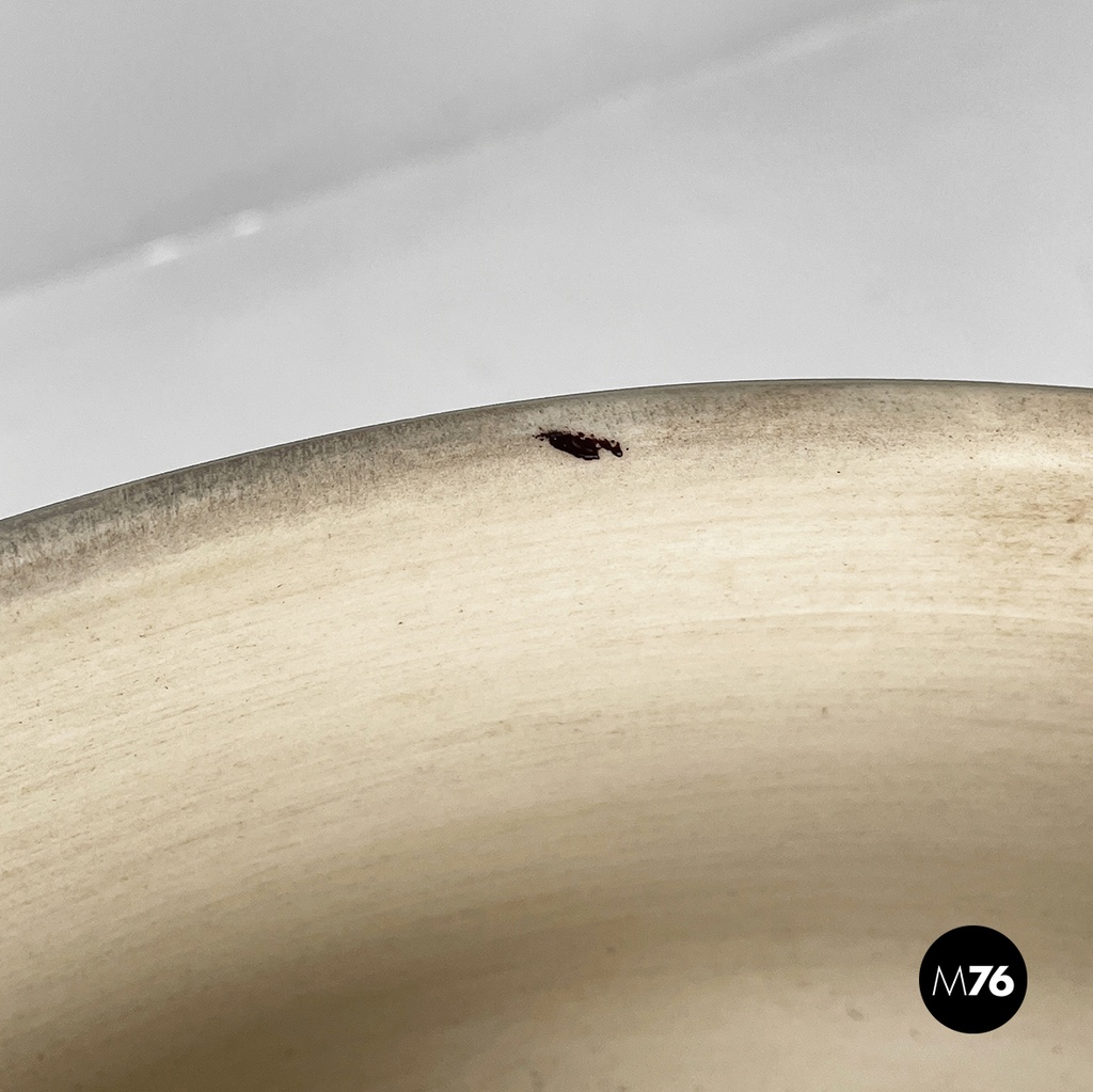 Italian mid-century modern flowerpot by Mangiarotti for Fratelli Brambilla 1970s