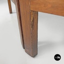 Italian Art Nouveau wooden screen with hand painted human figures, early 1900s