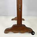 Italian Fire screen in black and white fabric and wood, early 1900s