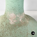 Italian mid-century modern Pot holder in aqua green concrete, 1950s