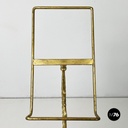 Italian empire style table stand in finely crafted  brass and bronze early 1900s