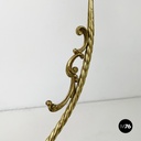 Italian empire style table stand in finely crafted  brass and bronze early 1900s