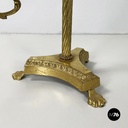 Italian empire style table stand in finely crafted  brass and bronze early 1900s