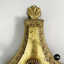 Italian empire style table stand in finely crafted  brass and bronze early 1900s