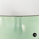 Italian mid-century modern Chairs in aqua green formica and metal, 1960s