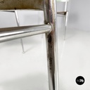 Italian mid-century modern Chairs in aqua green formica and metal, 1960s