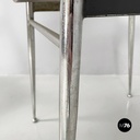 Italian mid-century modern Chairs in aqua green formica and metal, 1960s