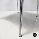 Italian mid-century modern Chairs in aqua green formica and metal, 1960s