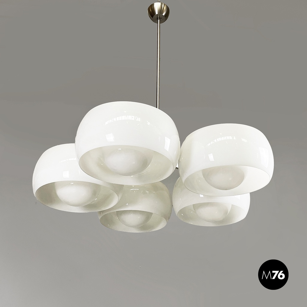 Italian modern Chandelier Pentaclinio by Vico Magistretti for Artemide, 1970s