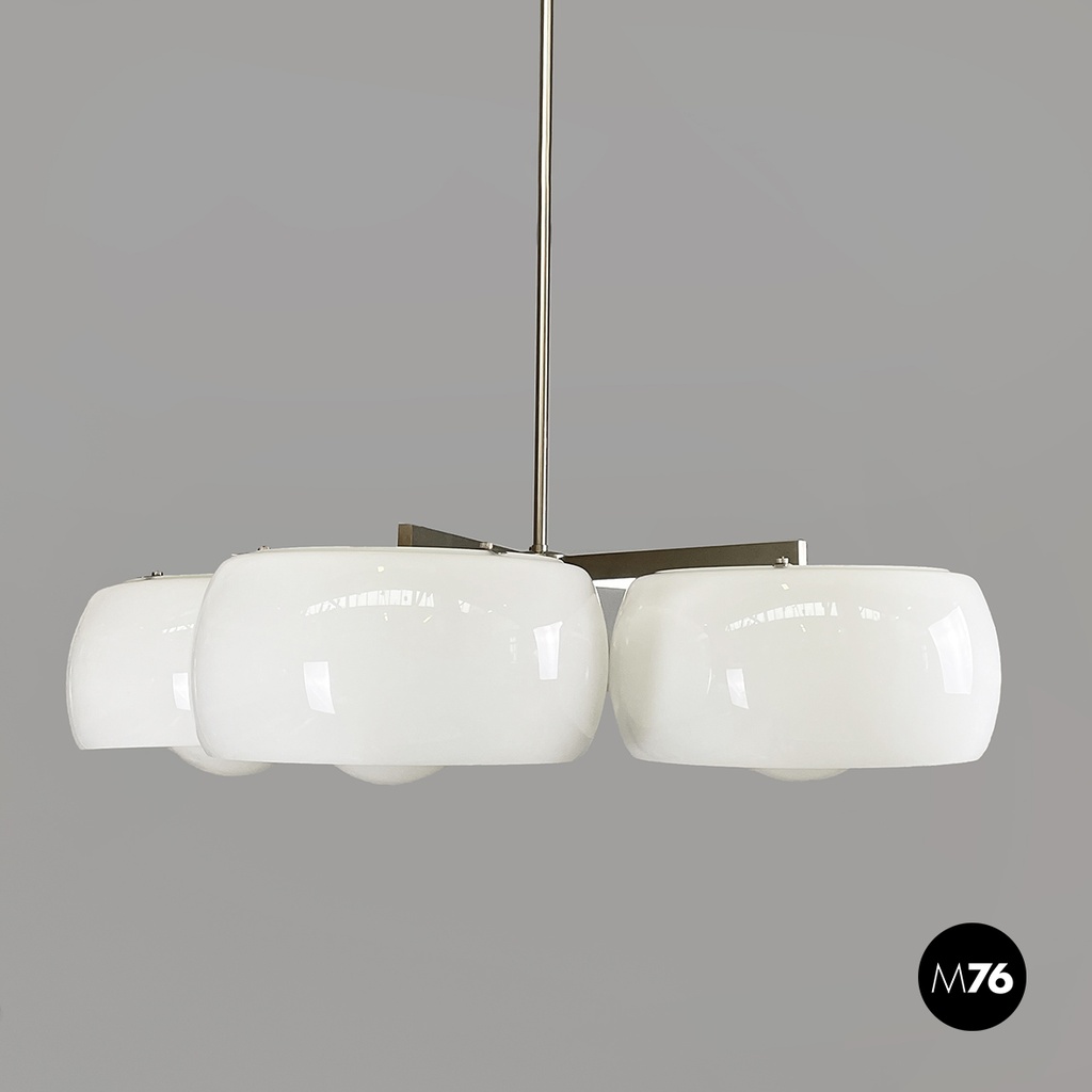 Italian modern Chandelier Pentaclinio by Vico Magistretti for Artemide, 1970s