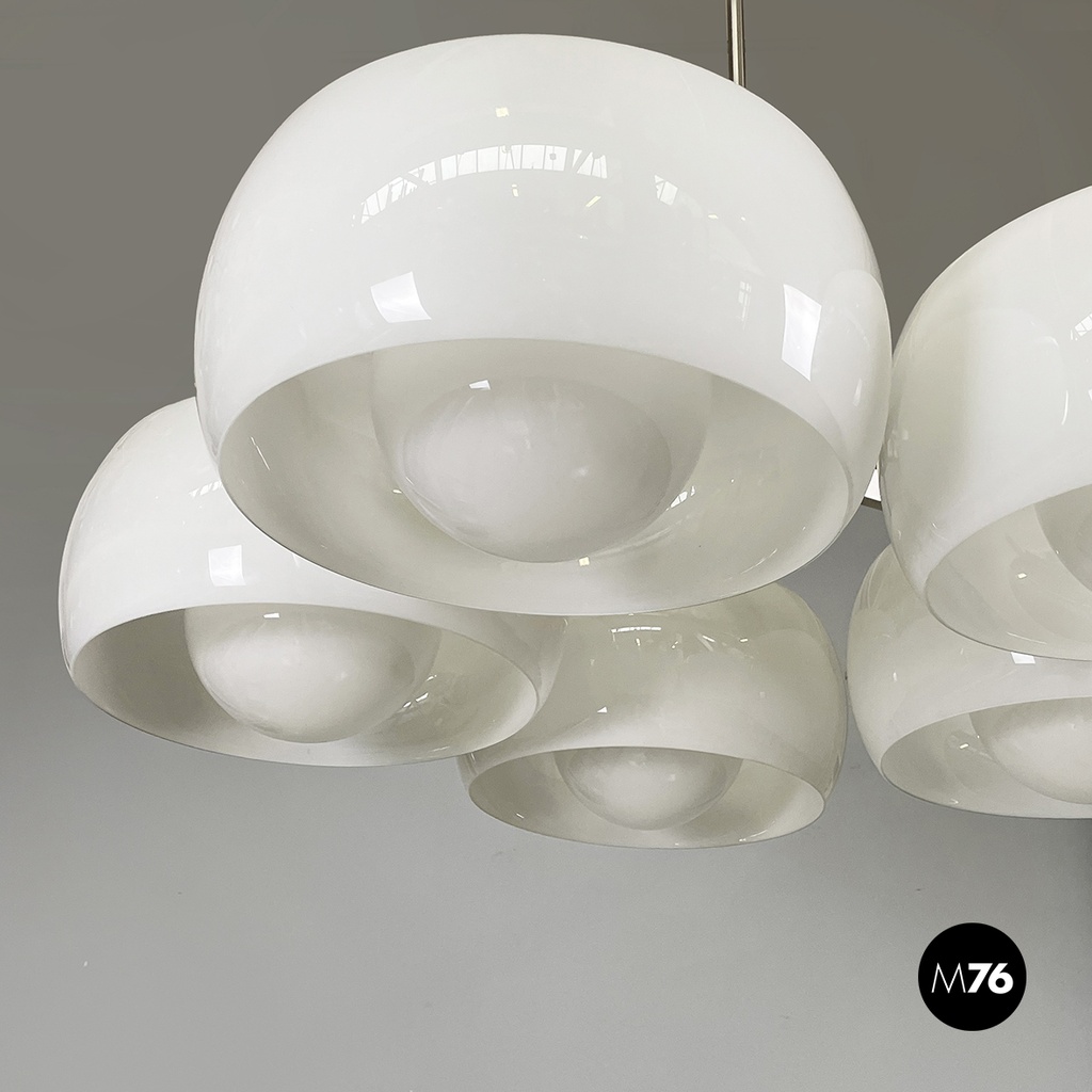 Italian modern Chandelier Pentaclinio by Vico Magistretti for Artemide, 1970s