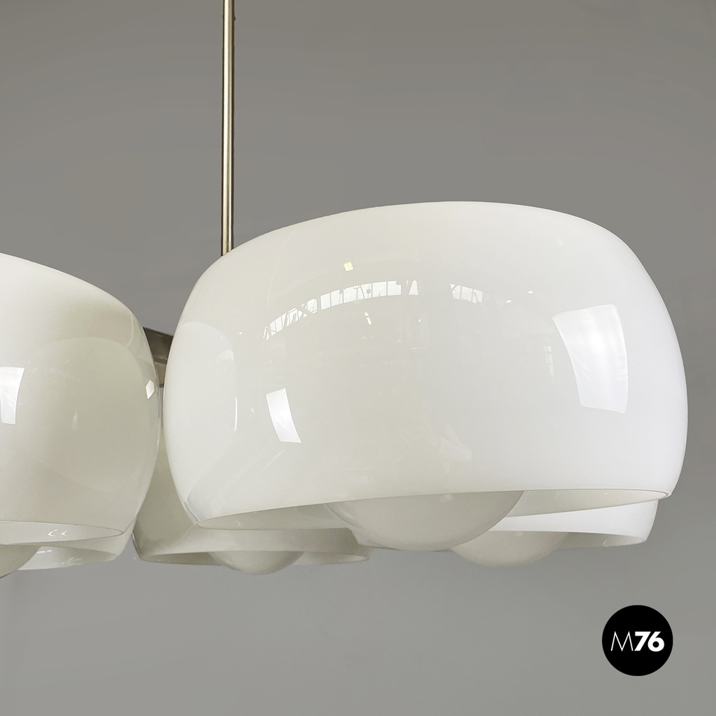 Italian modern Chandelier Pentaclinio by Vico Magistretti for Artemide, 1970s