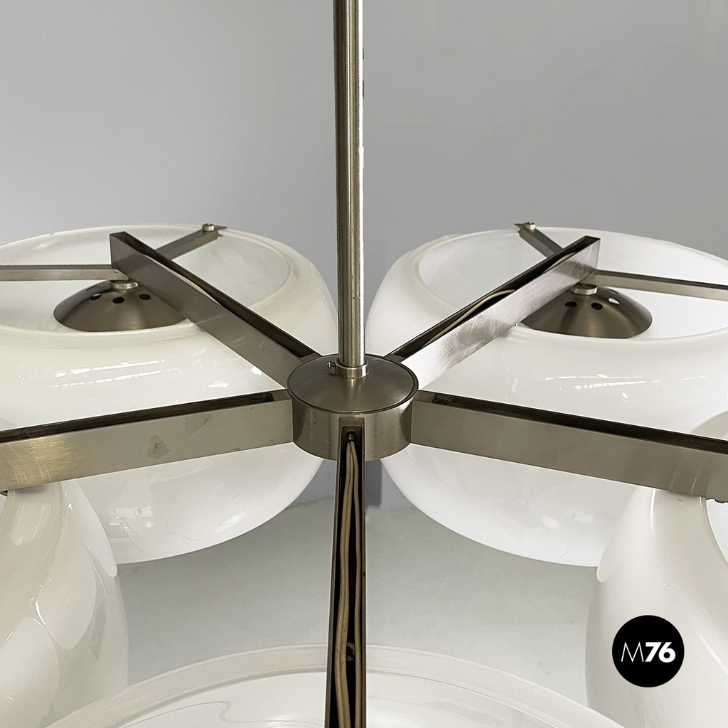 Italian modern Chandelier Pentaclinio by Vico Magistretti for Artemide, 1970s