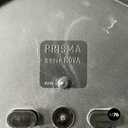 Italian space age Round wall lamps with  molded glass and plastic, 1970s