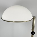 Italian space age Floor lamp in white plastic and metal by Arteluce, 1970s