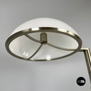 Italian space age Floor lamp in white plastic and metal by Arteluce, 1970s