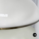 Italian space age Floor lamp in white plastic and metal by Arteluce, 1970s