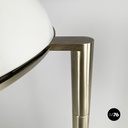 Italian space age Floor lamp in white plastic and metal by Arteluce, 1970s