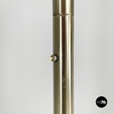 Italian space age Floor lamp in white plastic and metal by Arteluce, 1970s