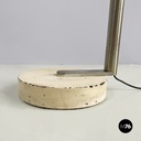 Italian space age Floor lamp in white plastic and metal by Arteluce, 1970s