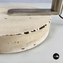 Italian space age Floor lamp in white plastic and metal by Arteluce, 1970s