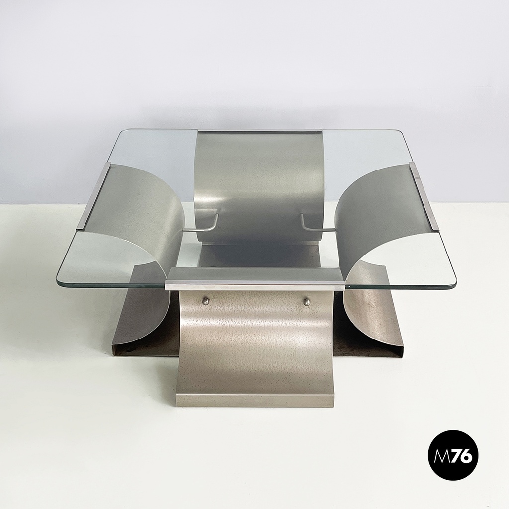 French space age Coffee table by Francois Monnet for  Kappa, 1970s