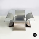 French space age Coffee table by Francois Monnet for  Kappa, 1970s