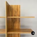 Italian bookcase in wood of different shades by Pools Shop, 1980s