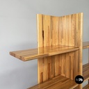 Italian bookcase in wood of different shades by Pools Shop, 1980s