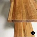 Italian bookcase in wood of different shades by Pools Shop, 1980s