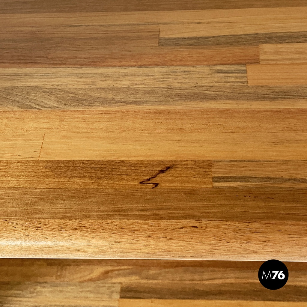 Italian bookcase in wood of different shades by Pools Shop, 1980s