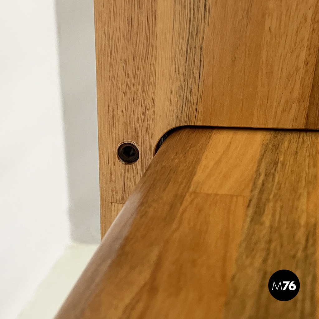 Italian bookcase in wood of different shades by Pools Shop, 1980s