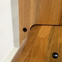 Italian bookcase in wood of different shades by Pools Shop, 1980s