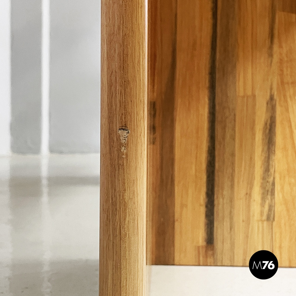 Italian bookcase in wood of different shades by Pools Shop, 1980s