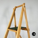 Italian mid-century modern wooden staircase by Fabbrica Scale Alberti, 1960s