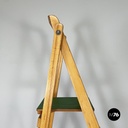 Italian mid-century modern wooden staircase by Fabbrica Scale Alberti, 1960s