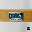 Italian mid-century modern wooden staircase by Fabbrica Scale Alberti, 1960s