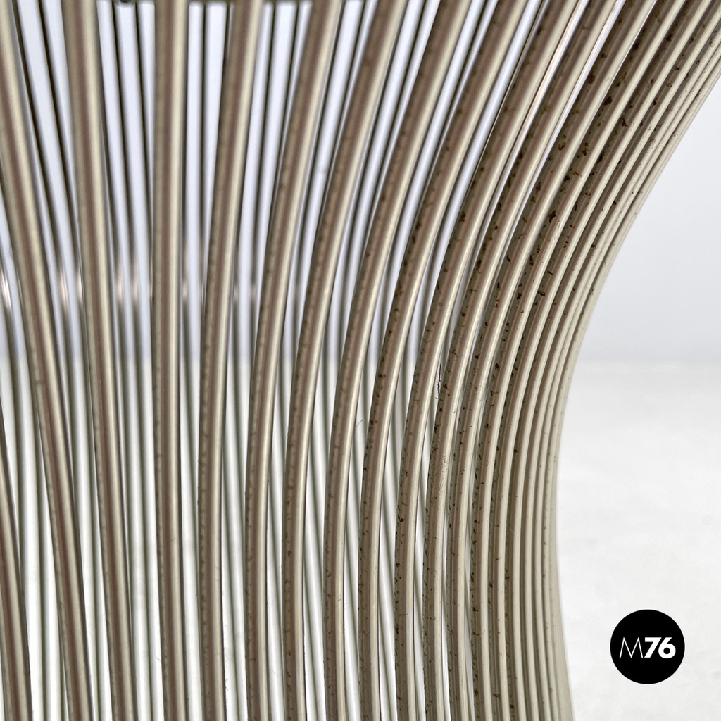 American modern round wood top coffee tables by Warren Platner for Knoll, 1970s