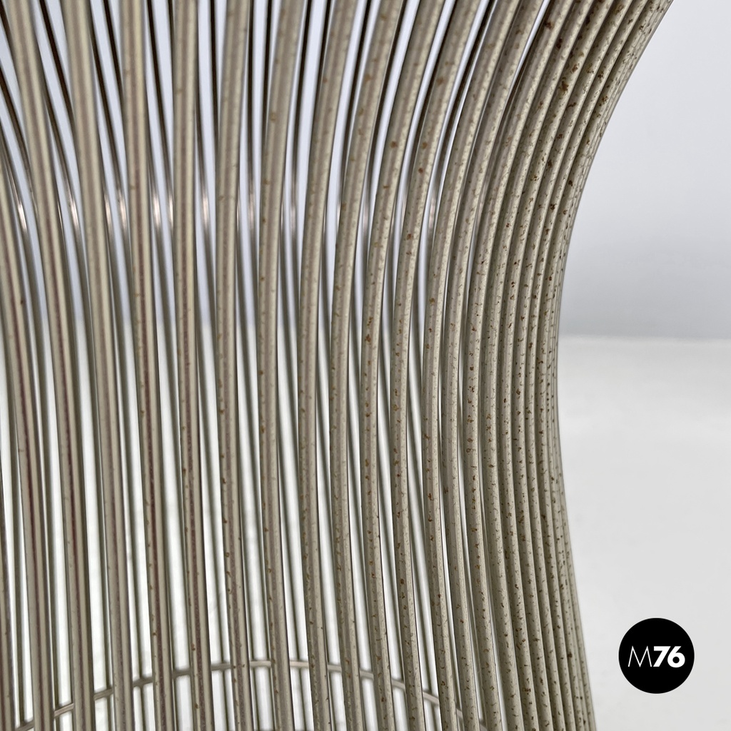 American modern round wood top coffee tables by Warren Platner for Knoll, 1970s