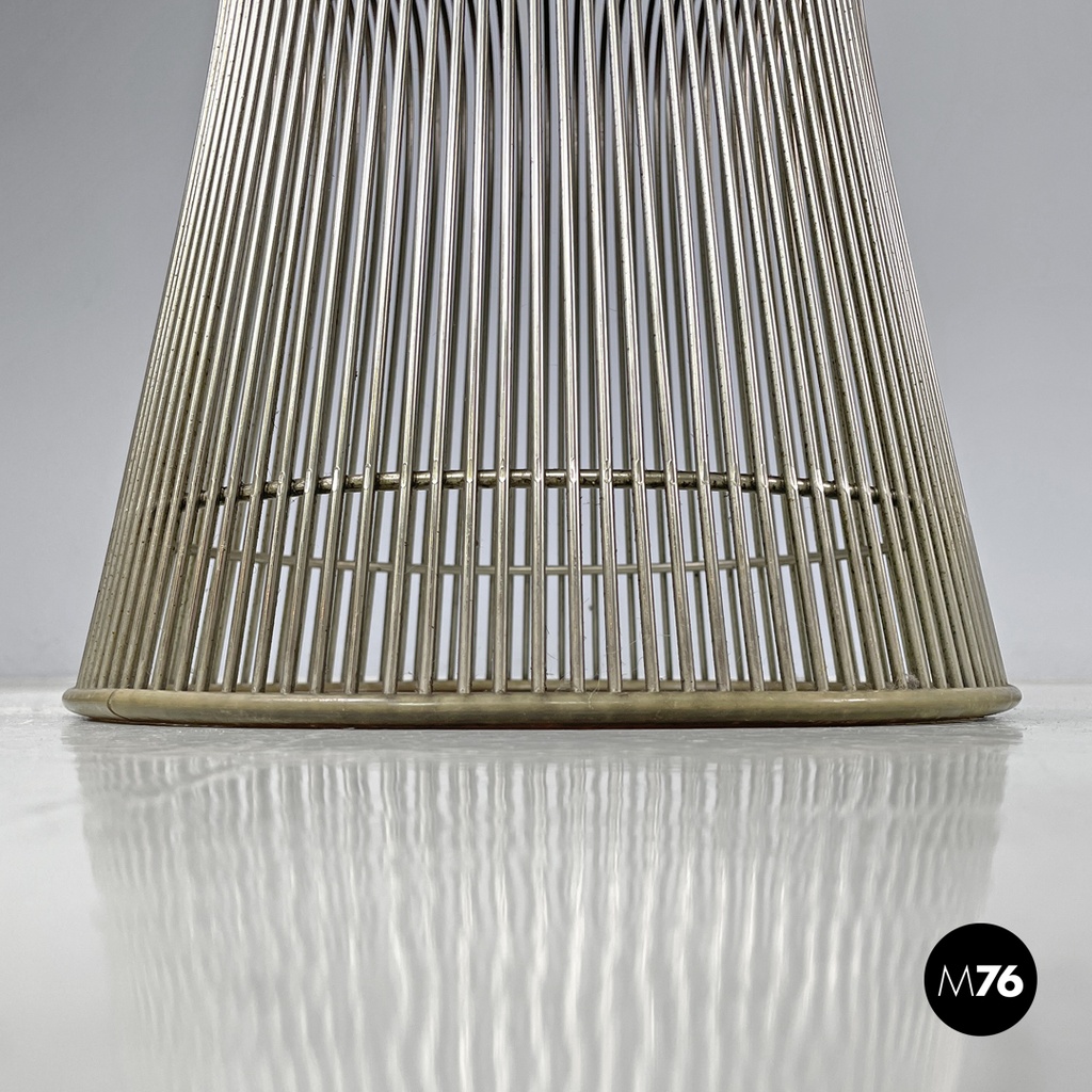 American modern round wood top coffee tables by Warren Platner for Knoll, 1970s