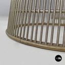 American modern round wood top coffee tables by Warren Platner for Knoll, 1970s