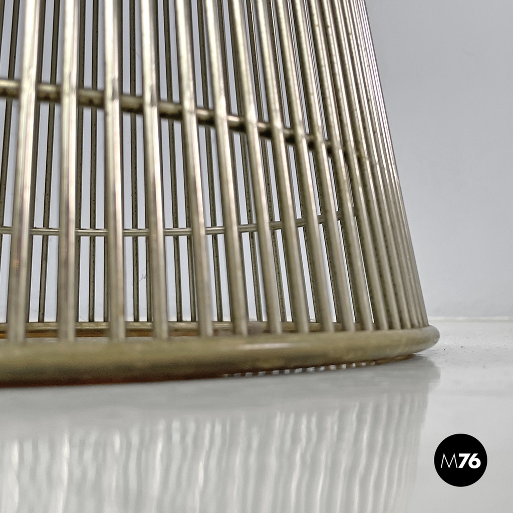 American modern round wood top coffee tables by Warren Platner for Knoll, 1970s