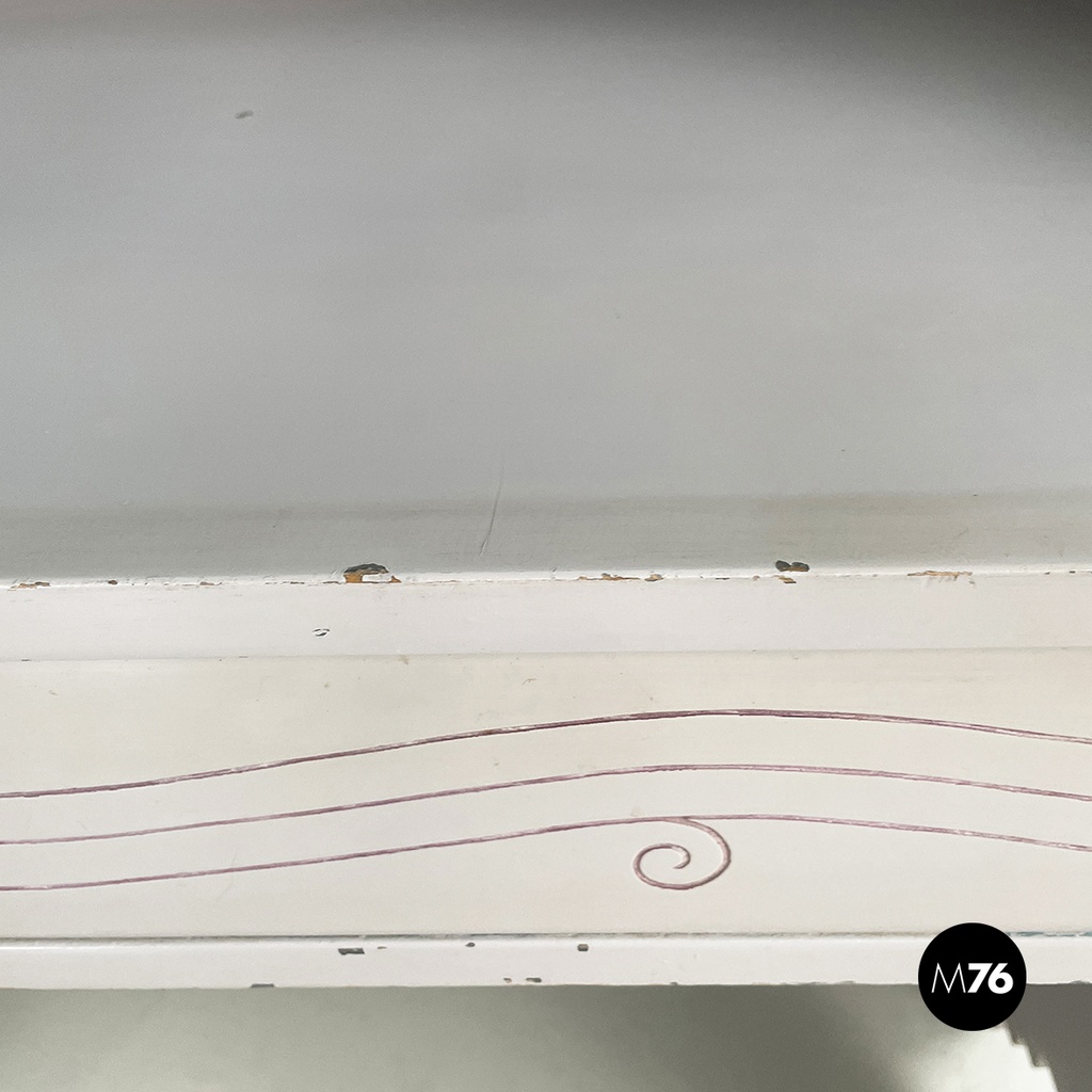 Italian Console with mirror by Gino Maggioni Atelier Borsani Varedo, 1920-1930s